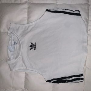 ADIDAS HIGH NECK CROP TOP